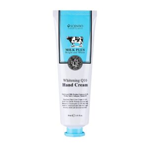 SCENTIO Milk Plus Whitening Q10 Hand Cream Moisturizer 30ml  سينتيو كريم مرطب لليدين