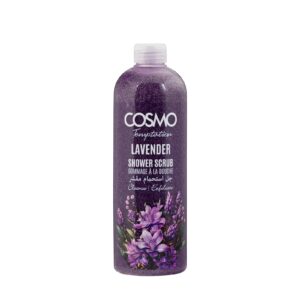 COSMO Temptation Shower Scrub 1000ml - Lavender كوزمو جل استحمام مقشر برائحة اللافندر