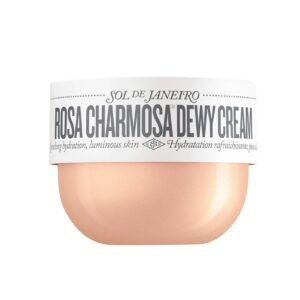 SOL DE JANEIRO Rosa Charmosa™ Dewy Body Cream with Rosewater + Crystal Peptides 240ml  سول دي جينيرو كريم للجسم بماء الورد والببتيدات الكريستالية