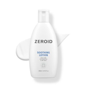 ZEROID Soothing Face & Body Lotion Moisturizer for Sensitive Skin 200ml  زيرويد لوشن مرطب ومهدئ للجسم والوجه مناسب للبشرة الحساسة