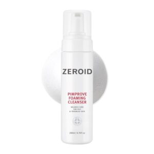 ZEROID Pimprove Foaming Cleanser for Oily and Sensitive Skin 200ml  زيرويد غسول رغوي مرطب للبشرة الدهنية والحساسة