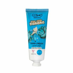 COSMO DELICIOUS HAND CREAM 75ml - Blue Java Banana  كوزمو كريم مرطب لليدين برائحة الموز بلو