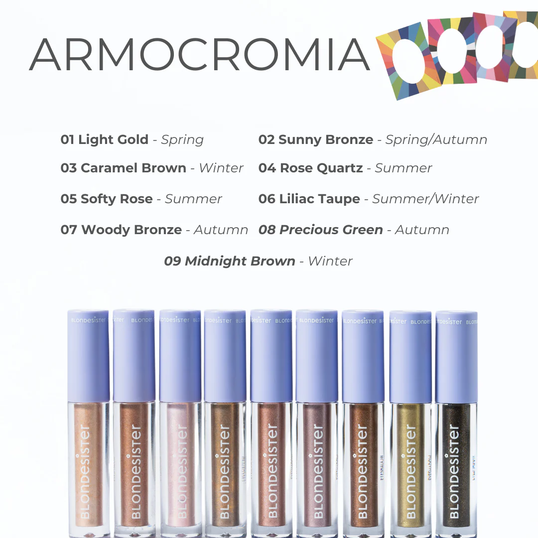 BLONDESISTER GLOWEYE LIQUID EYESHADOW بلوندي سيستر ظلال عيون لامعه - Image 4