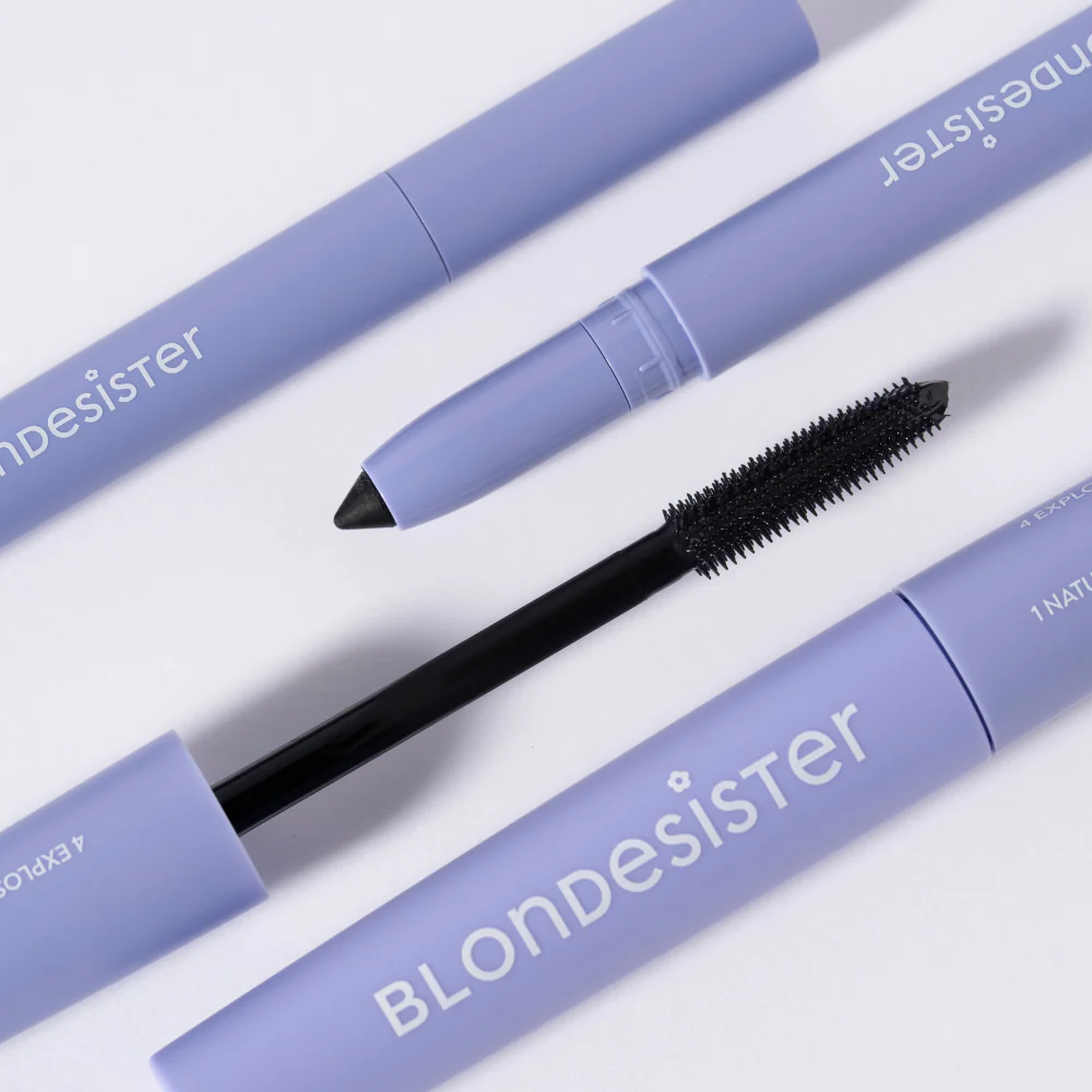 BLONDESISTER LOOK AT ME BLACK MASCARA & EYE PENCIL بلوندي سيستر مجموعة مكياج - Image 3