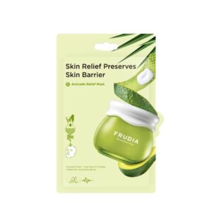 FRUDIA Skin Relief Barrier Strengthening Mask - Avocado  فروديا ماسك مرطب بعمق ومنعش للبشرة بخلاصة الافوكادو