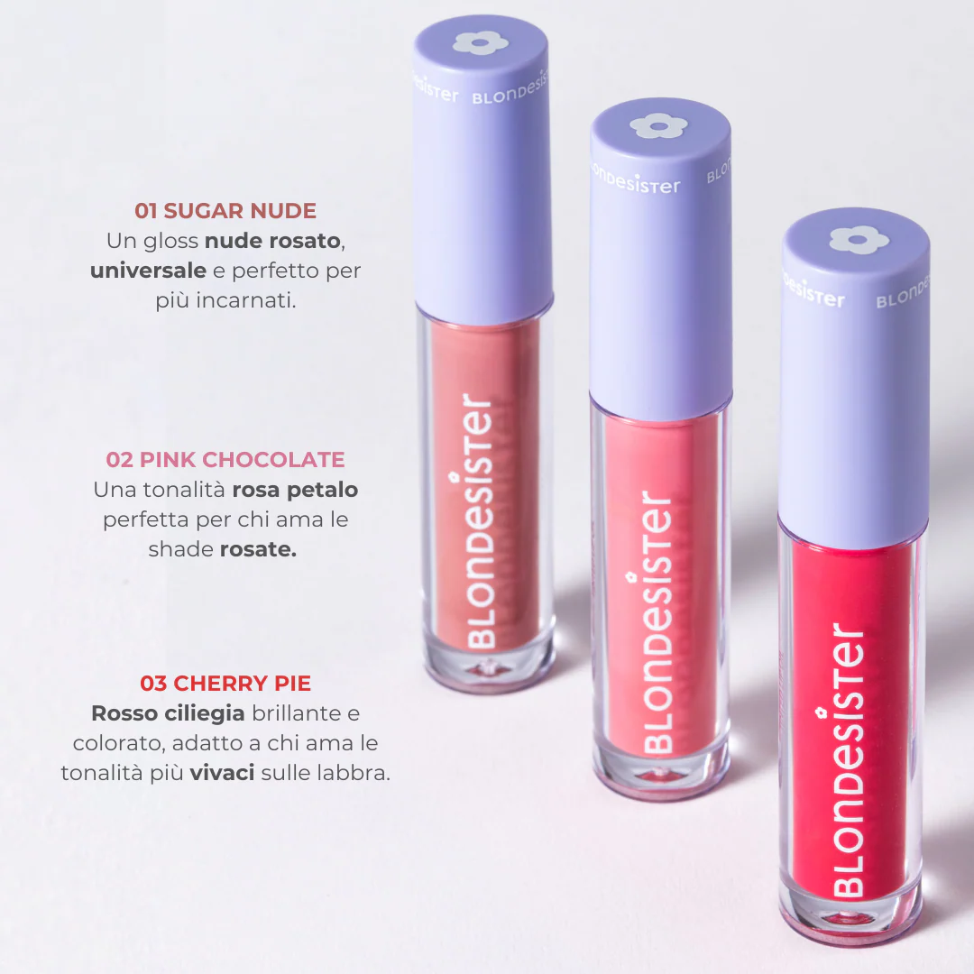 BLONDESISTER 2 IN 1 Sweet Gloss TINTED LIP OIL بلوندي سيستر زيت شفاه ملون بلمسة نهائية لامعة - Image 4