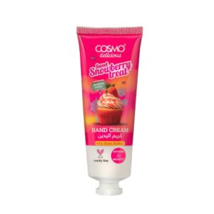 COSMO DELICIOUS HAND CREAM 75ml - SWEET SNOWBERRY  كوزمو كريم مرطب لليدين برائحة التوت البري