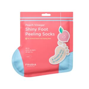 FRUDIA My Orchard Shiny Peeling Socks Foot Mask 40g - Peach  فروديا ماسك لتقشير القدمين بخلاصة الخوخ