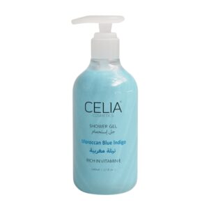 CELIA Moroccan Blue Indigo Shower Gel - 500 ml سيليا غسول استحمام