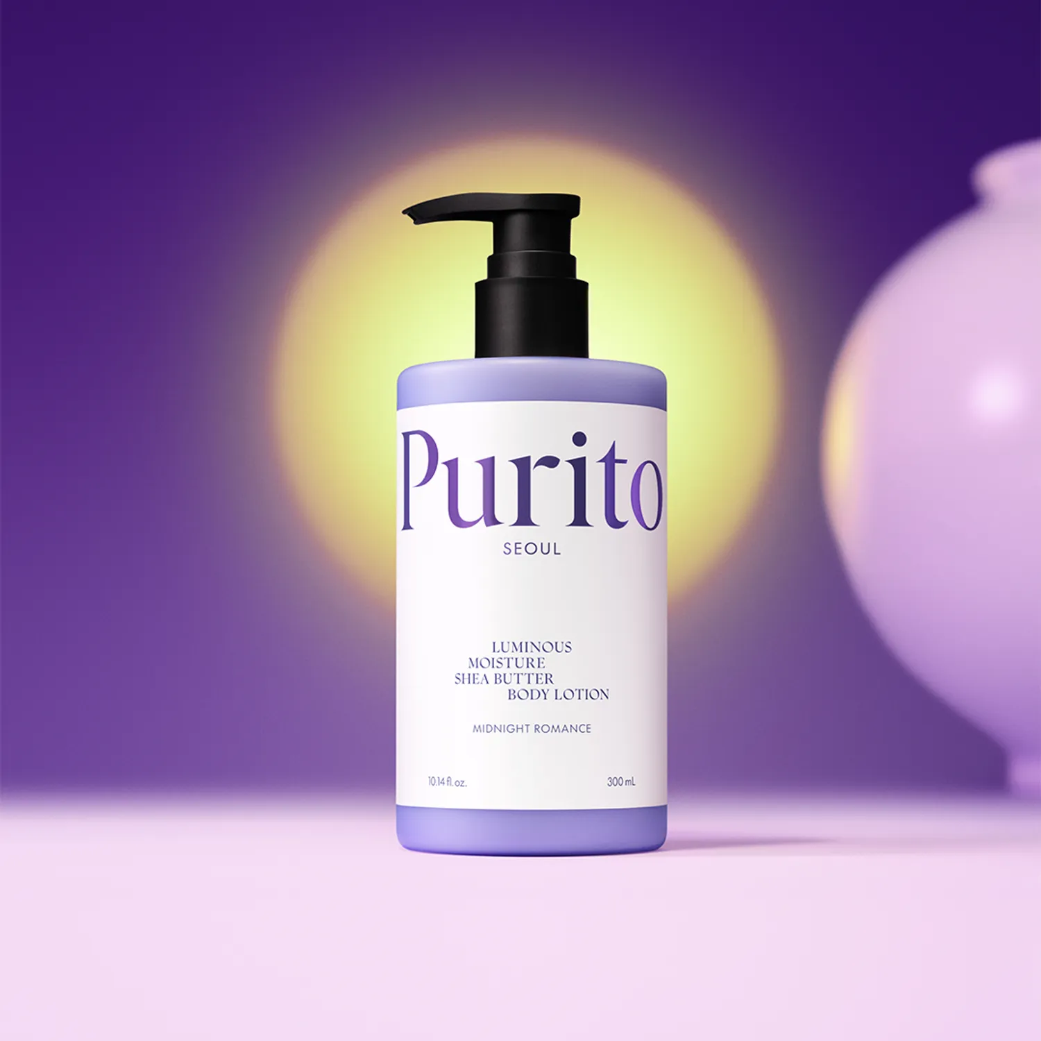 PURITO SEOUL Luminous Moisture Shea Butter Body Lotion 300ml - MIDNIGHT ROMANCE بوريتو لوشن للجسم بزبدة الشيا المرطب والمضيء - Image 2