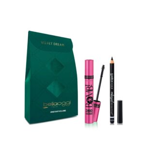 BELLAOGGI MINI KIT INSTANT VOLUME (MASCARA + EYE KAJAL 101)  بيلا أوجي بكج مكياج عيون