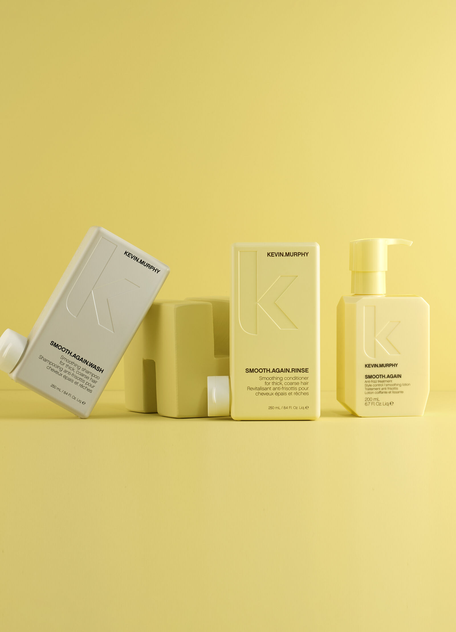 KEVIN MURPHY SMOOTH AHEAD (Wash 250ml + Rinse 250ml + leave-in 200ml) KIT كيفن مورفي مجموعة العناية بالشعر - Image 4