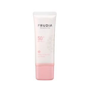 FRUDIA Velvet Fit Blurring (SPF50+) Sun Primer 40g  فروديا برايمر واقي من اشعة الشمس ينعم سطح البشرة ويقلل مظهر المسام