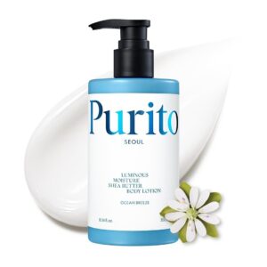 PURITO SEOUL Luminous Moisture Shea Butter Body Lotion 300ml - OCEAN BREEZE بوريتو لوشن للجسم بزبدة الشيا المرطب والمضيء