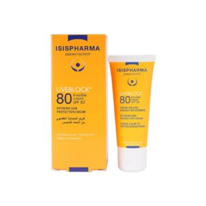 ISISPHARMA UVEBLOCK SPF80 Invisible Cream 40ml  اسس فارما واقي شمس فائق مرطب للبشرة