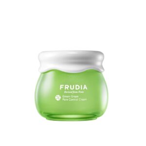 FRUDIA Pore Control Cream 55g - Green Grape  فروديا كريم التحكم في إفراز الدهون مخصص للبشرة الدهنية والمختلطة بخلاصة العنب الأخضر