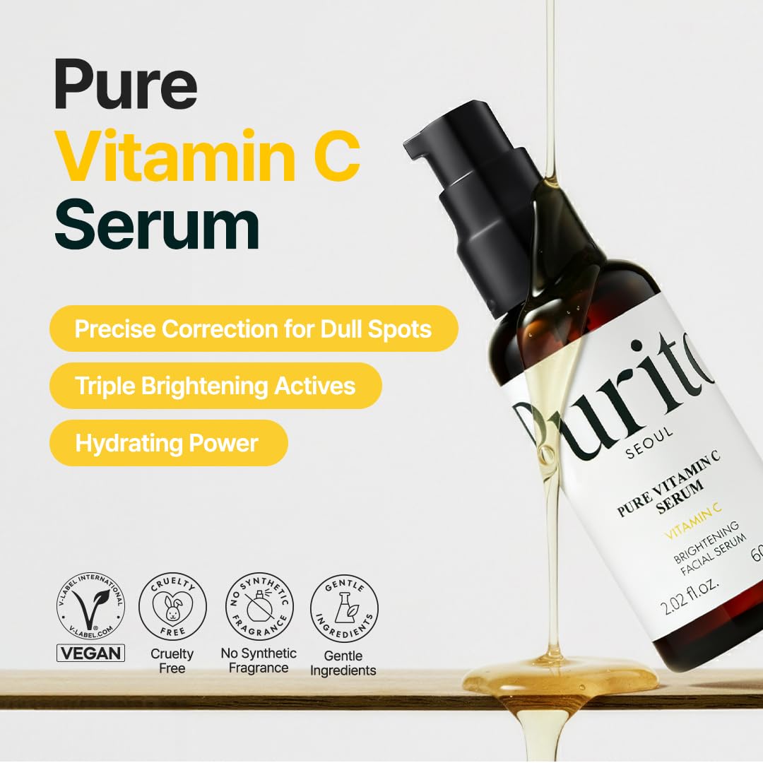 PURITO Pure Vitamin C Serum 60ml بوريتو سيروم الفيتامين سي النقي يمنح البشرة إشراقة ونضارة - Image 3