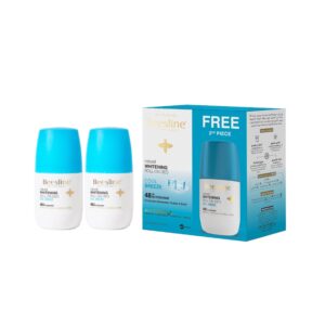 BEESLINE Natural Whitening Roll On Deodorant Super Dry 48h 1+1 50ml - Cool Breeze  بيزلاين مزيل تعرق يمنحك انتعاشًا طوال اليوم