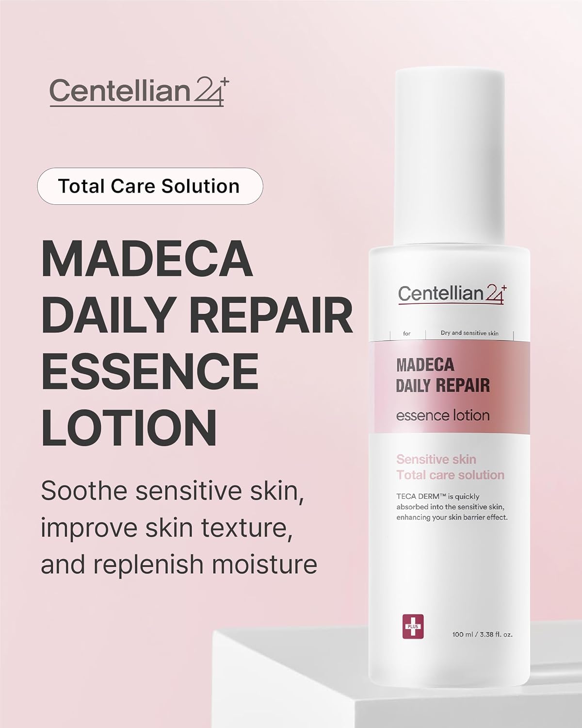 CENTELLIAN 24 Madeca Daily Repair Essence Lotion for sensitive skin 100ml سنتليان لوشن مرطب ومقوي لحاجز البشرة مناسب للبشرة الحساسة - Image 3