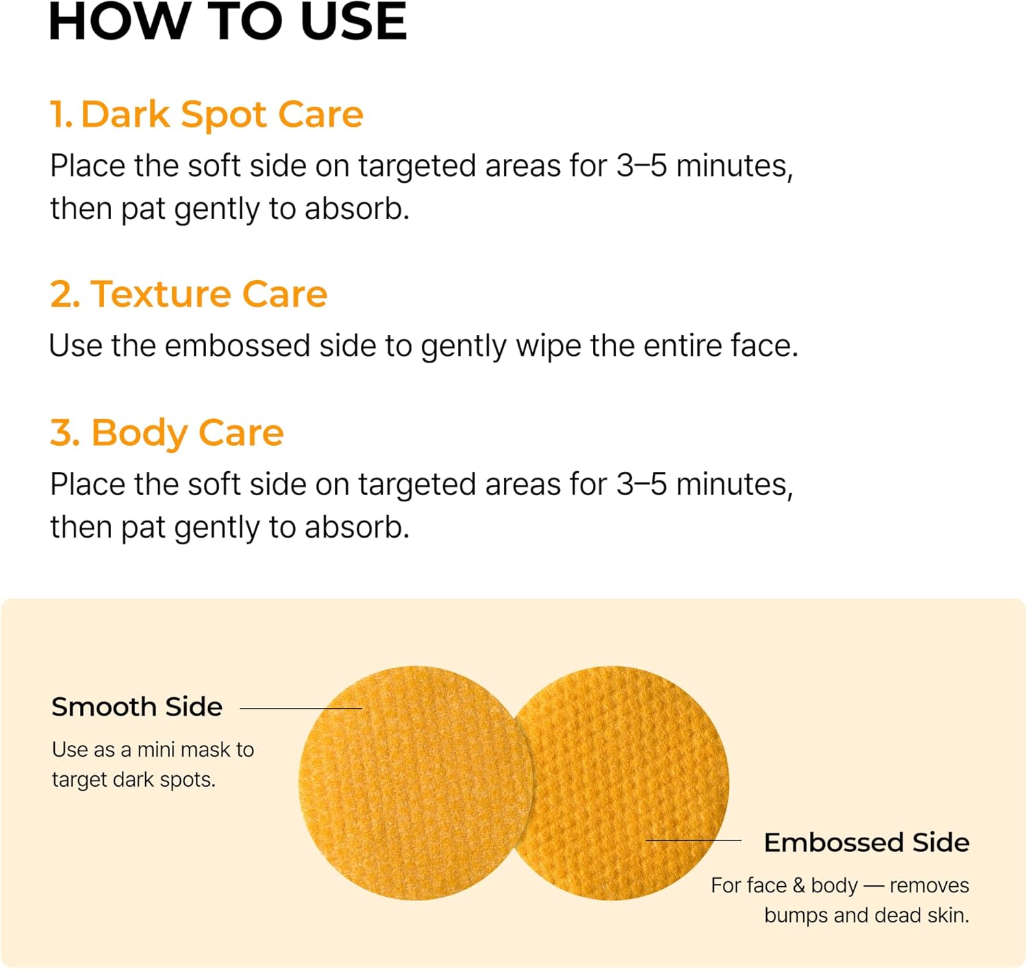 DR.MELAXIN TX-Kojic Acid Turmeric Toner Pad (70 Pads) دكتور ميلاكسين بادات تونر بالكركم وحمض الكوجيك تقشر ،ترطب وتوحد لون البشرة - Image 2