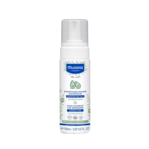 MUSTELA Cradle Cap Foam Shampoo for Newborn 150ml  موستيلا شامبو الافوكادو الرغوي للأطفال حديثي الولادة