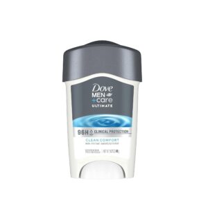 DOVE Men + Care Clinical Protection Antiperspirant Deodorant Clean Soft 48g  دوف مزيل تعرق منعش برائحة زهر البرتقال والخزامى