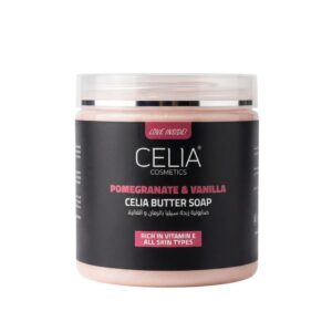 CELIA Pomegranate & vanilla Cellia Butter Soap 500g سيليا صابون زبدة الرمان والفانيليا