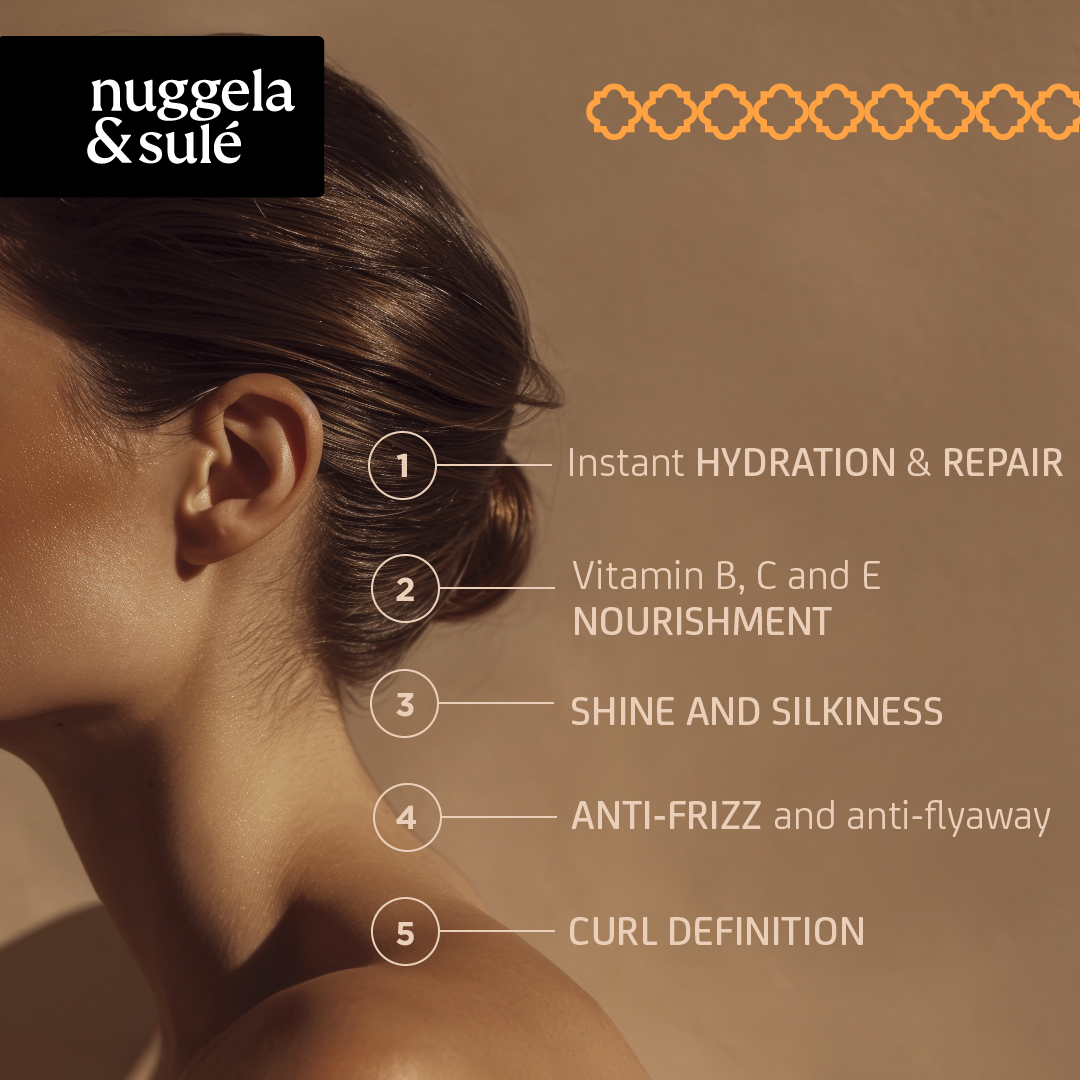 NUGGELA & SULE AMBER Hair Oil 30ml نوكيلا زيت مرطب ومرمم ومغذي للشعر - Image 4