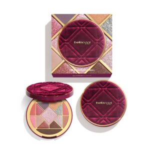 BELLAOGGI ROYAL Small BOX SET - BURGUNDY  بيلا أوجي باليت ميكاب متكامل للبشرة