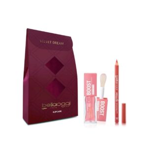 BELLAOGGI MINI KIT LIP CARE (LIP OIL + LIP PENCIL 52)  بيلا أوجي بكج مكياج شفاه