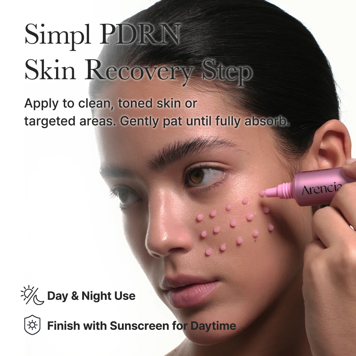 ARENCIA PDRN Booster Shot Face and Eye Moisturizer 30ml ارينسيا كريم مرطب يهدئ الاحمرار ،يقوي حاجز البشرة ويوحد لون البشرة - Image 2