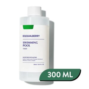 EQQUALBERRY Swimming Pool Toner 300ml ايكوال بيري تونر مرطب مكثف بـ 8 أحماض هيالورونيك