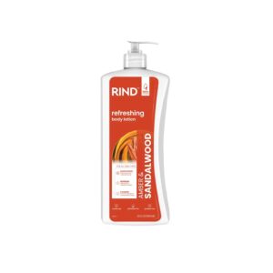 RIND Refreshing Body Lotion - Amber & Sandalwood 650ml ريند لوشن الجسم المهدئ