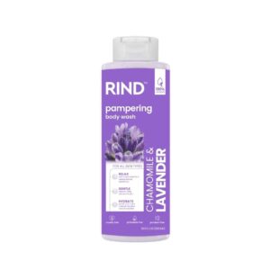 RIND PRO PAMPERING BODY WASH 606ml - Chamomile & Lavender  ريند غسول جسم غني بالبابونج ورائحة اللافندر