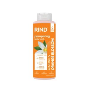 RIND PRO PAMPERING BODY WASH 606ml - Almond & Orange Blossom  ريند غسول جسم برائحة اللوز وزهر البرتقال
