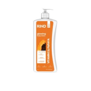 RIND Glowing Body Lotion - Vitamin & Papaya 650ml ريند لوشن الجسم المهدئ