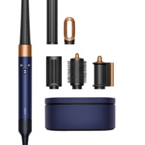 DYSON Airwrap i.d.™️ multi-styler and dryer - Straight+Wavy (Prussian Blue/Rich Copper) دايسون جهاز متطور لتصفيف وتجفيف الشعر بتقنية البلوتوث (بلون أزرق نحاسي)