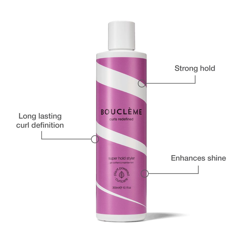 BOUCLÈME CURLS REDEFINED SUPER HOLD STYLER 300ml بوكليم جل مصفف للشعر المجعد والمموج - Image 4