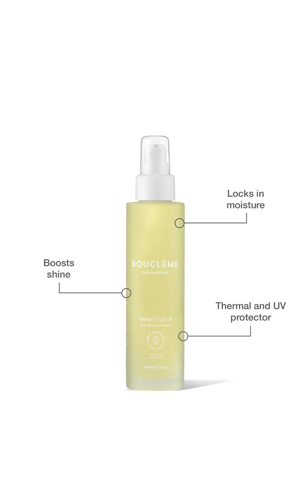 BOUCLÈME REVIVE 5 HAIR OIL 100ml بوكليم زيت للشعر المجعد والمموج - Image 4