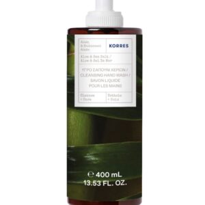 KORRES ALOE & SEA SALT CLEANSING HAND WASH 400ML كوريس غسول سائل لليدين بخلاصة الألوفيرا وملح البحر