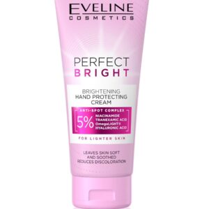EVELINE COSMETICS PERFECT BRIGHT BRIGHTENING HAND PROTECTING CREAM إيڤيلين كريم مرطب ومفتح لليدين