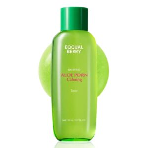 EQQUALBERRY GREEN AID ALOE PDRN CALMING TONER 150ml ايكوال بيري تونر ألالوڤيرا للعناية بالبشرة الحساسة والمتهيجة