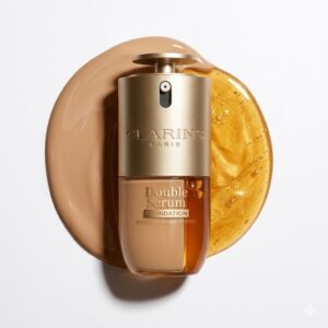 CLARINS DOUBLE SERUM 2in1 HYBRID FOUNDATION 30ml كلارنس كريم أساس معالج وموحد للون البشرة