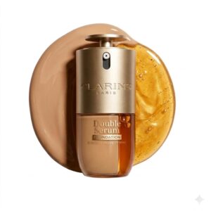 CLARINS DOUBLE SERUM 2in1 HYBRID FOUNDATION 30ml كلارنس كريم أساس معالج وموحد للون البشرة