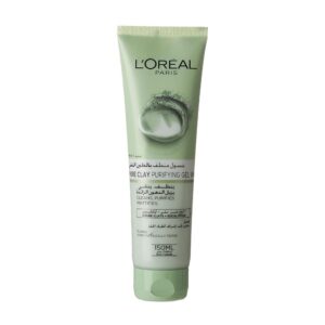 LOREAL PARIS PURE CLAY GEL WASH FOR OILY AND COMBINATION SKIN 150ML غسول منظف للوجه بالطين النقي