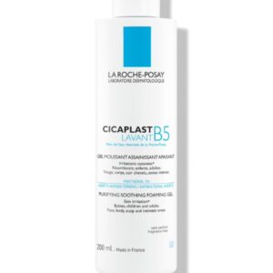 LA ROCHE-POSAY CICAPLAST LAVANT B5 PURIFYING SOOTHING FOAMING GEL 200ml لاروش پوزيه غسول منظف للوجه والجسم