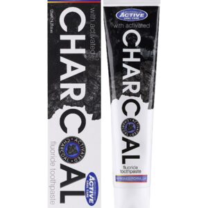 BEAUTY FORMULAS ACTIVE ORAL CARE CHARCOAL FLUORIDE TOOTHPASTE 125ml بيوتي فورميولاز معجون أسنان
