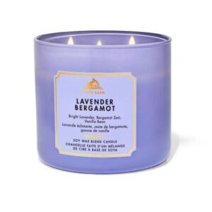 WHITE BARN LAVENDER BERGAMOT 3-WICK CANDLE باث آند بدي ورك شمعة عطرية