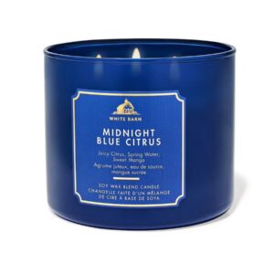 BATH & BODY WORKS MIDNIGHT BLUE 3-WICK CANDLE باث آند بدي ورك شمعة معطرة