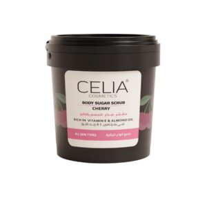 CELIA COSMETICS BODY SUGAR SCRUB CHERRY 600g سيليا مقشر للجسم